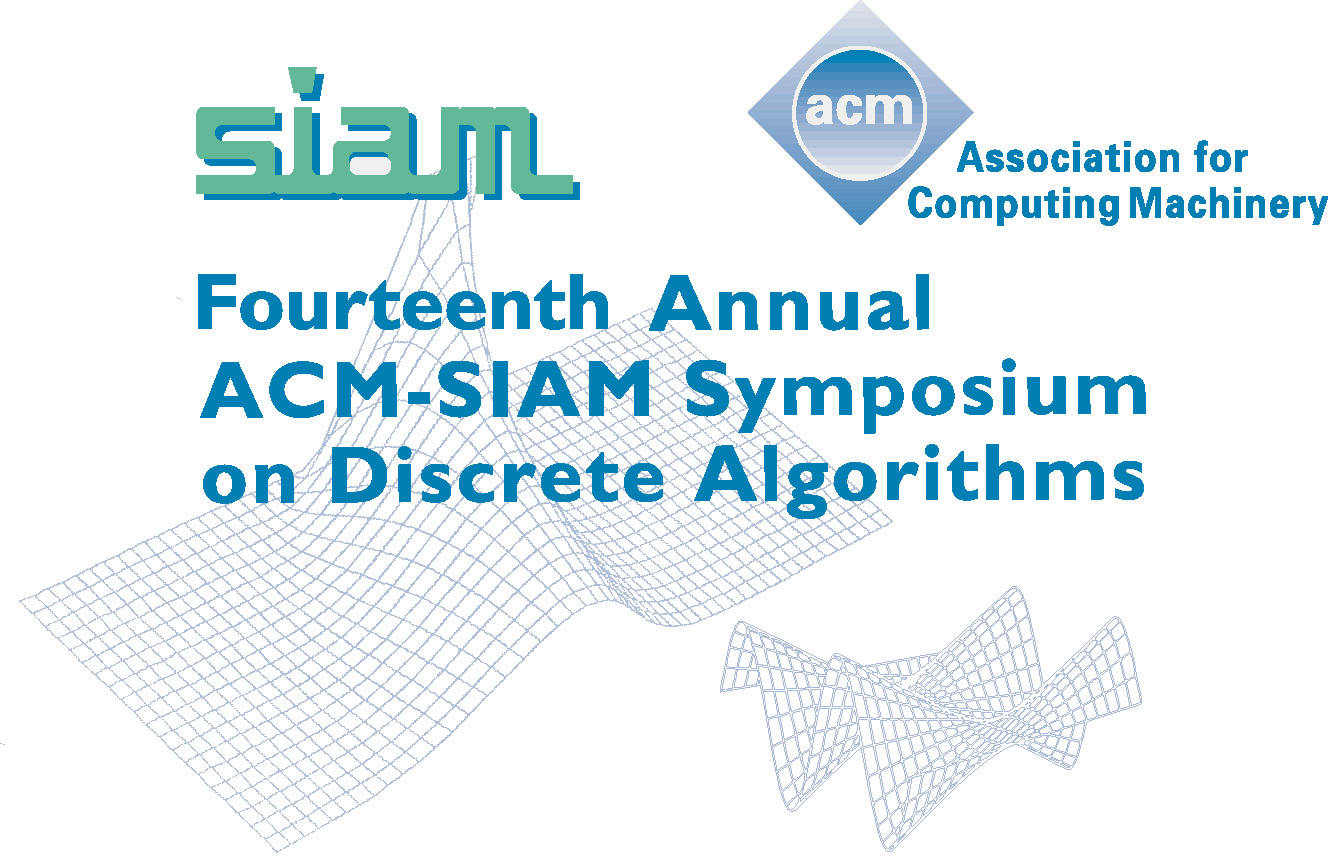 Proceedings of the Fourteenth Annual Acm-Siam Symposium on Discrete Algorithms Martin Farach-Colton