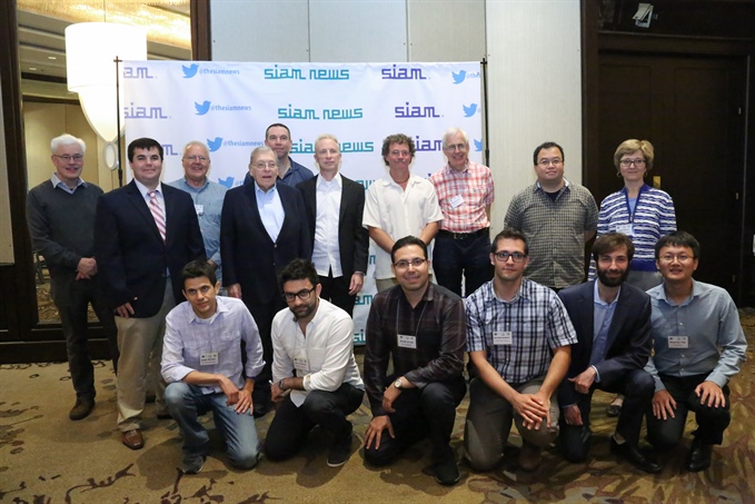 2017 SIAM prize recipients.