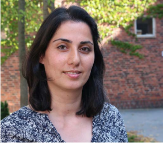 Sara Zahedi, the only female winner of the European Mathematical Society Prize for 2016.