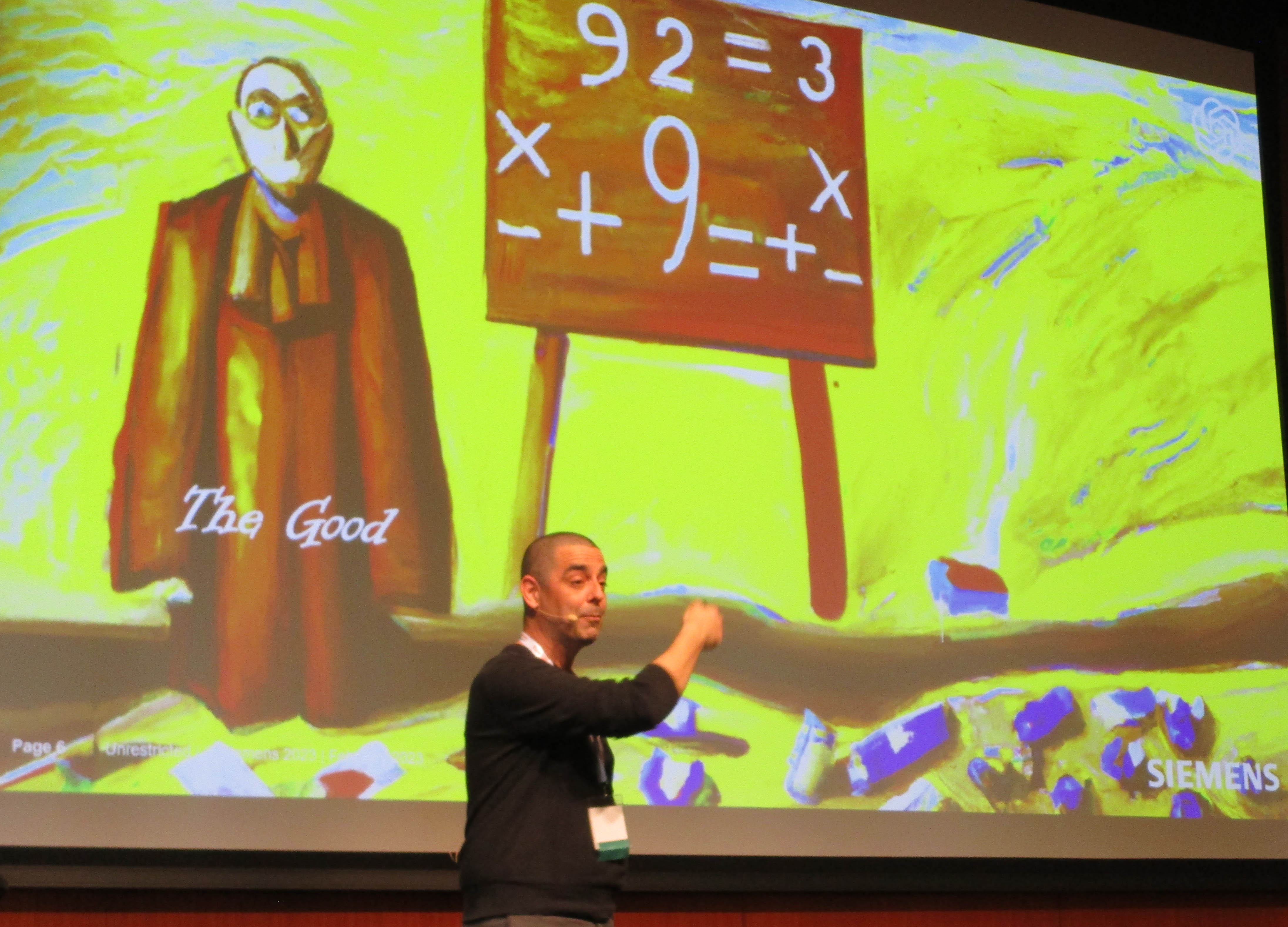 At the 2023 SIAM Conference on Computational Science and Engineering, which is currently taking place in Amsterdam, the Netherlands, Dirk Hartmann of Siemens AG overviews his career trajectory. SIAM photo.