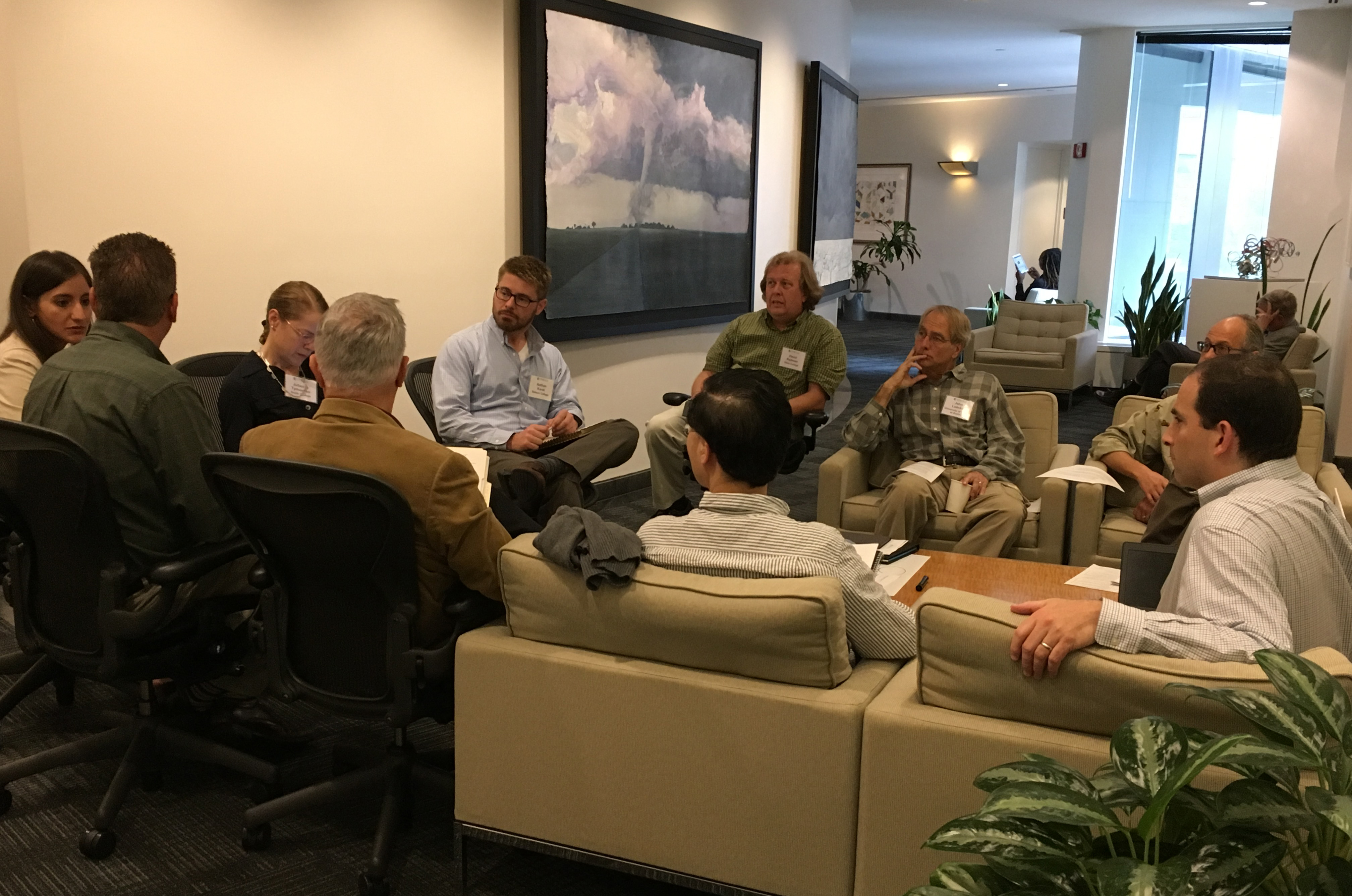 Participants engaging in a breakout session at the recent TPSE Chairs + 1 Conference, held in October 2016 in Washington, D.C. Photo credit: Arlen Hastings.