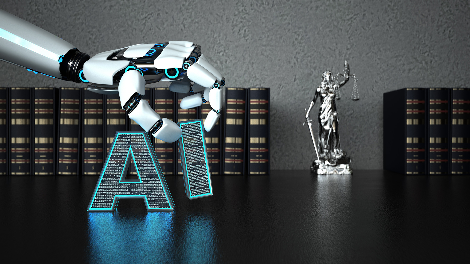 <strong>Figure 1.</strong> Artificial intelligence meets legal expertise: a computational attorney at work. Figure courtesy of <a href="www.google.com" target="_blank">iStock.com/style-photography.</a>