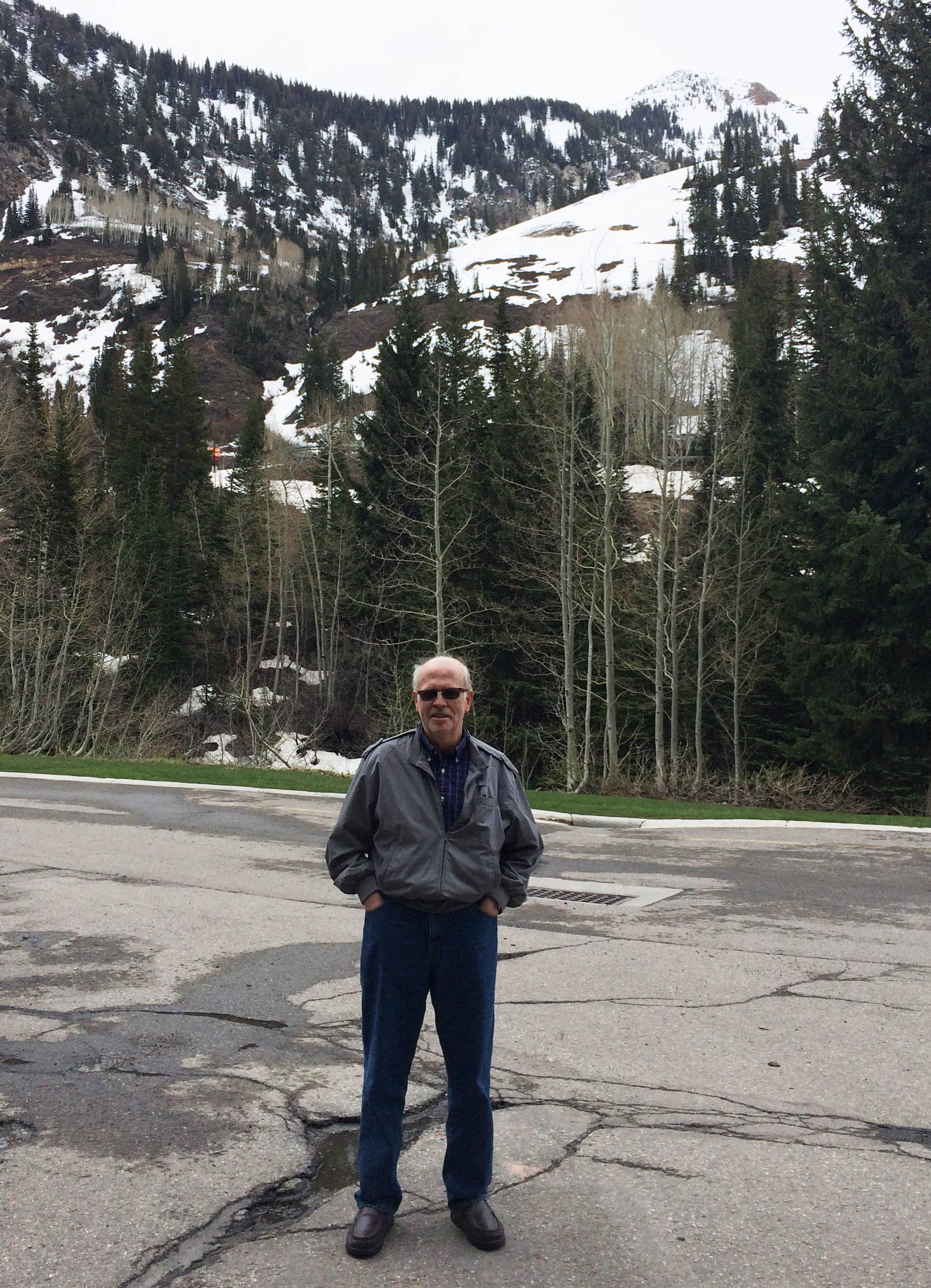 Denis Louis Blackmore, 1943-2022. He is pictured in Snowbird, Utah, at a SIAM Conference on Applications of Dynamical Systems. Photo courtesy of Ivan Christov.
