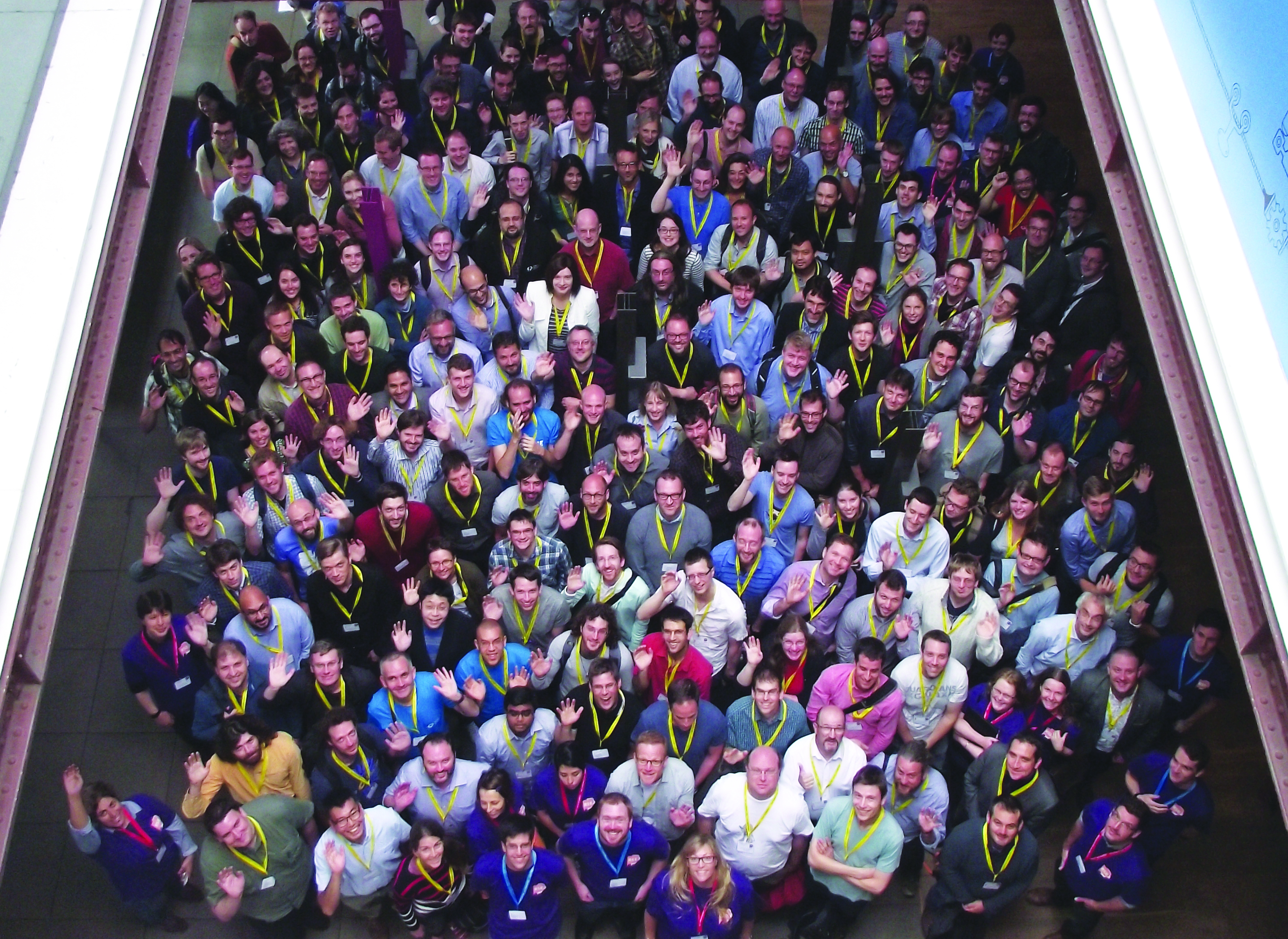 Attendees at the Second Conference of Research Software Engineers, held in Manchester, U.K., in September 2017.