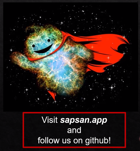 <strong>Figure 1.</strong> Sapsan provides a machine learning framework for modeling turbulence in supernovae. Further information and documentation on Sapsan can be found online. The image of the "supernova-man" was created by <a href="https://twitter.com/BadAstronomer" rel="noopener noreferrer" target="_blank">Phil Plait</a>.
