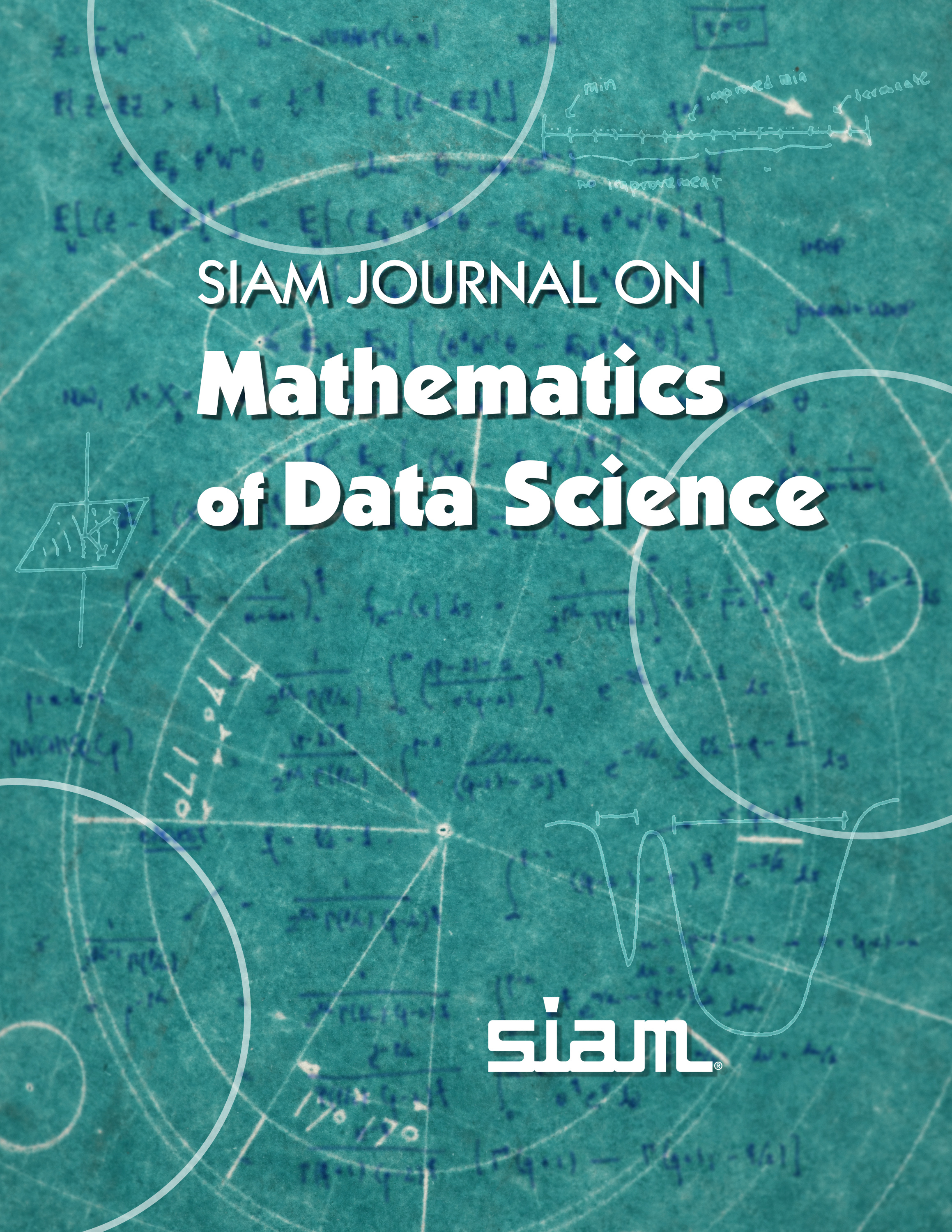 The new <em>SIAM Journal on Mathematics of Data Science</em> is currently taking submissions.
