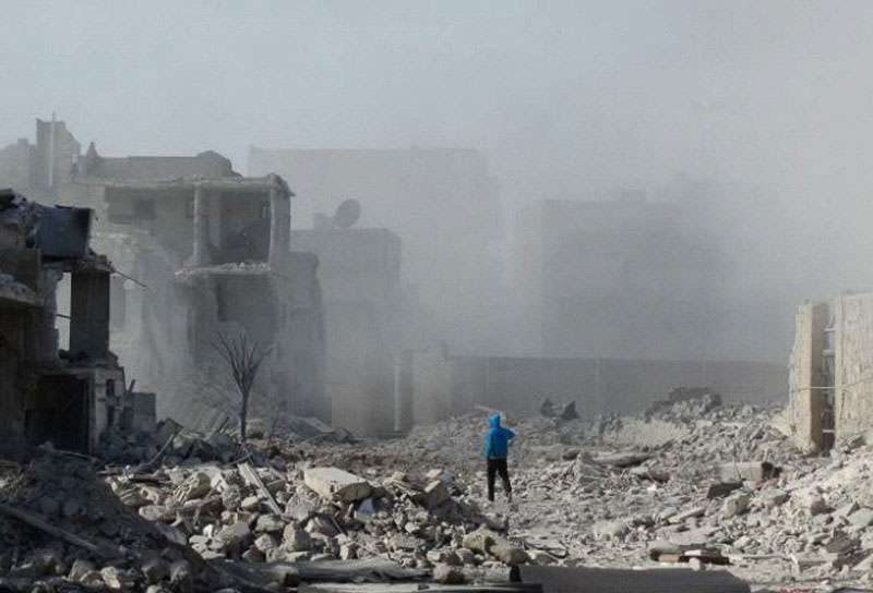 The war in Syria between soldiers who support the president of Syria, Bashar al-Assad, and a group of fighters known as rebels has claimed more than a quarter of a million lives. Photo credit: Syria Freedom