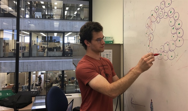 Doctoral student Jesse Hamer used his mathematical background to improve the selection process of artificial neural networks in computing, a type of machine learning inspired by the human brain. His research was made possible by the National Science Foundation’s (NSF) Mathematical Sciences Graduate Internship (MSGI) Program.