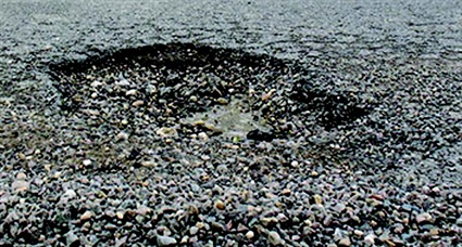 Urban blight. Potholes—thanks to a smartphone app that uses a wavelet-based algorithm devised by REU students at Grand Valley State University—could soon be less of an annoyance to city drivers (and mayors).