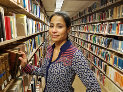 Dania Sheaib studied the use of mathematical modeling in three-dimensional image microscopy through the NSF’s Mathematical Sciences Graduate Internship Program at Argonne National Laboratory.