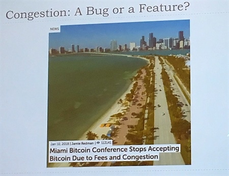 Congestion and delays form an essential feature that generate revenue in the Bitcoin system.