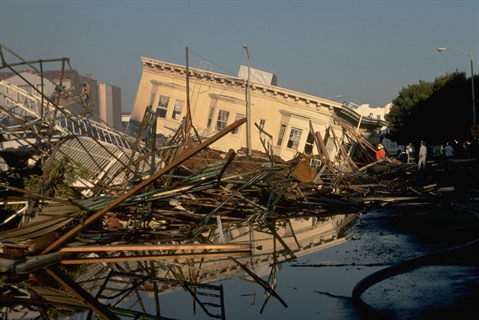 Loma Prieta Earthquake, California, 1989.