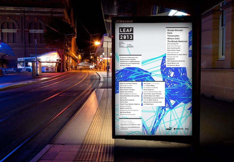 LEAF 2013 poster. Copyright 2013, Neighbour-UK